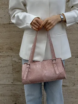 MIRA BAG SUEDE PINK